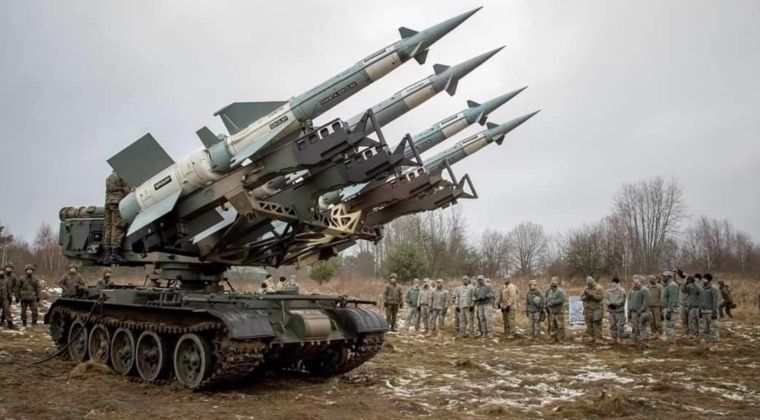S-125 Missile Launcher Mounted on T-55 Tank Chassis