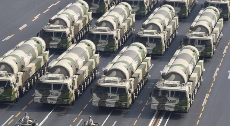 Chinese PLA DF-31 Intercontinental Range Ballistic Missiles