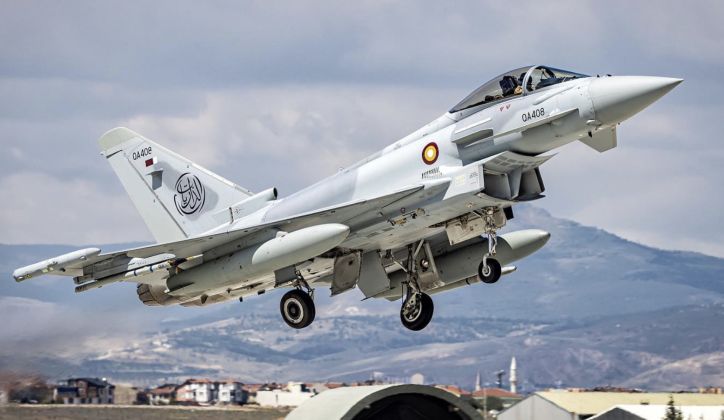 Qatar Emiri Air Force Eurofighter in Turkey