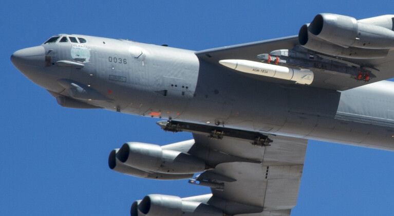 AGM-183 Hypersonic Missile Prototype Carried By B-52 Bomber