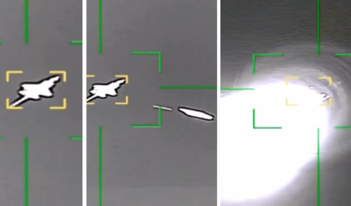 Moments of Iranian Air Defences` Strike on U.S. F-35 in March 2026