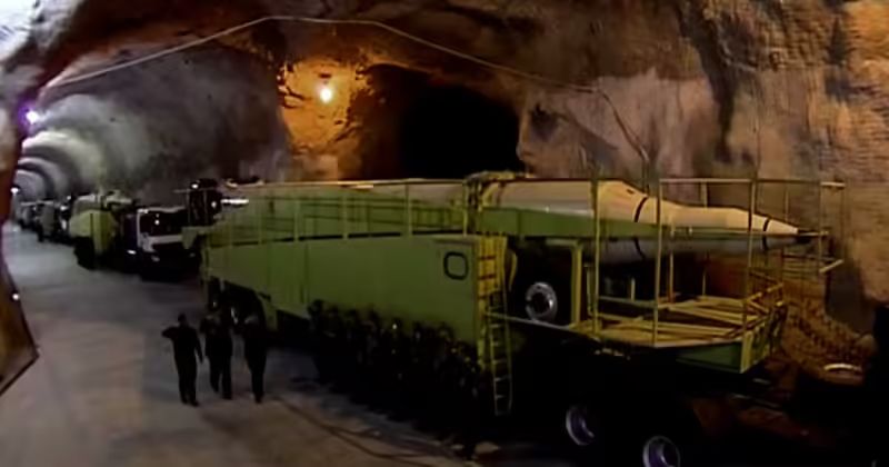 Iranian Ballistic Missiles Stockpiled in Underground Fortification