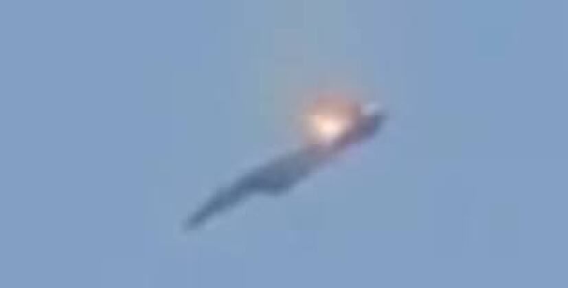 U.S. Air Force F-15E Crashing Near the Kuwaiti-Iraqi Border During War Effort Against Iran