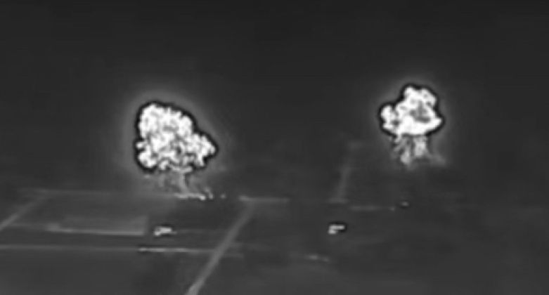 Explosions in Komsomolske, Zaporizhzhia After Russian TOS-1A Launches