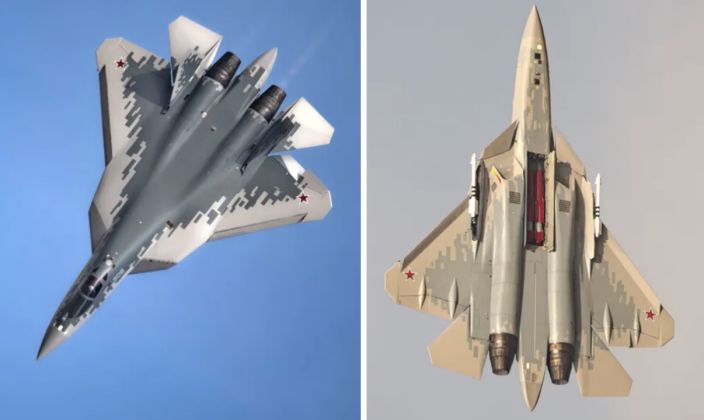 Su-57 Prototype at the 2025 Dubai Airshow