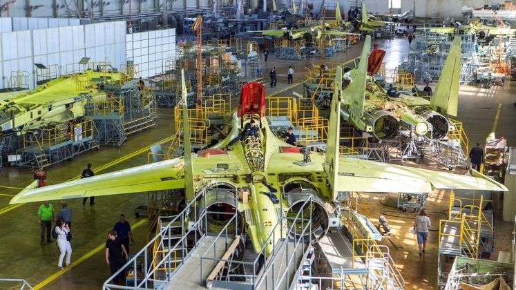 Su-35 Production at the Komsomolsk on Amur Aircraft Plant