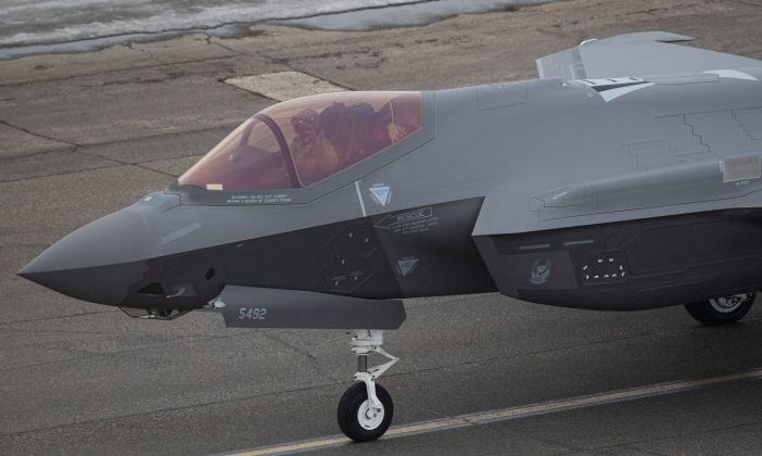 F-35A Fighters at Eielson Air Force Base in Alaska 