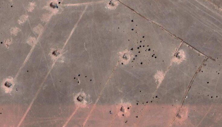 Algerian Army Fortifications Across Moroccan Border