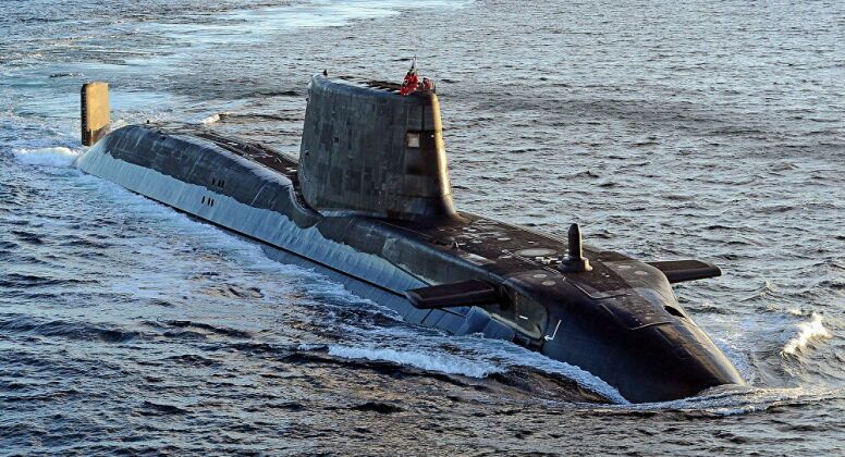 British Royal Navy Astute Class Nuclear Powered Attack Submarine