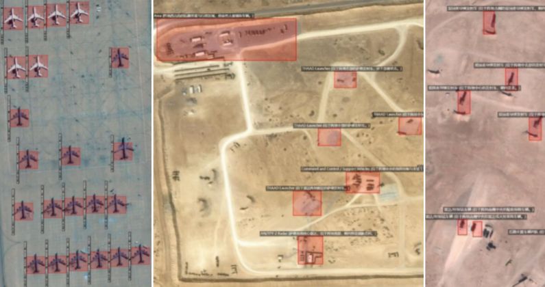 E-3s and KC-135s in Saudi Arabia, THAAD in Jordan, and Patriots in Qatar (left to right)