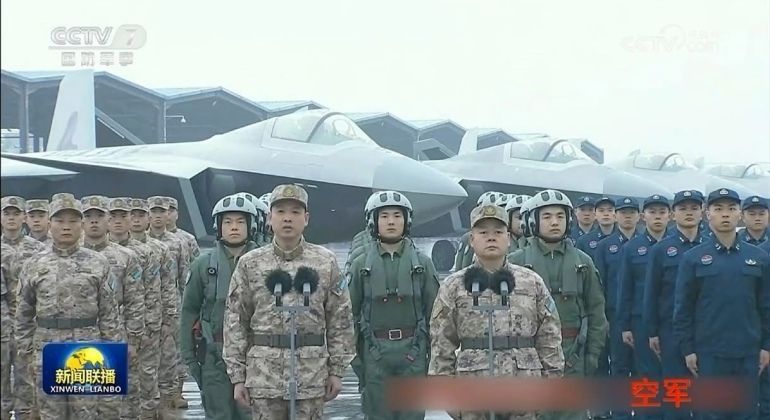 New Southern Theatre Command J-20A Fighters
