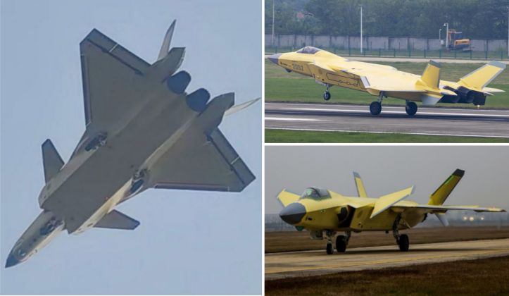 J-20A Fighters with Interim WS-15 Engines