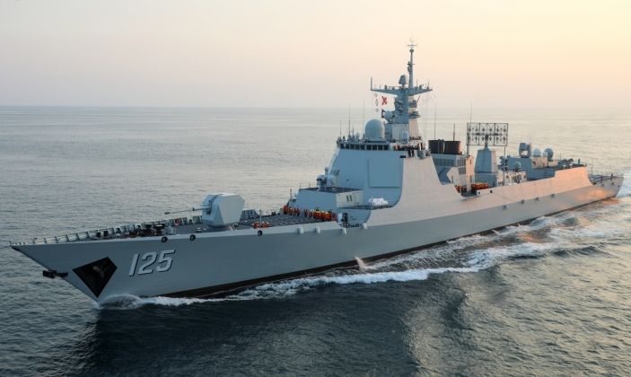 Chinese PLA Navy Type 052D Class Destroyer - Modern PLA Destroyers Have Multi-Layered Defences Designed to Intercept More Complex Attacks Than the Harpoon