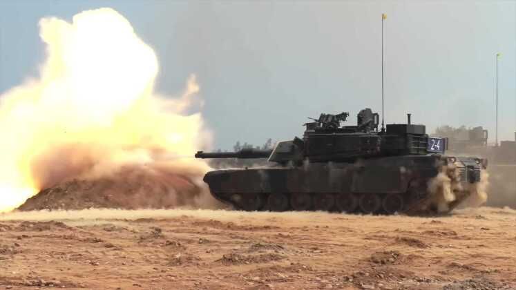 Republic of China Army M1A2 Abrams During Live Fire Exercises
