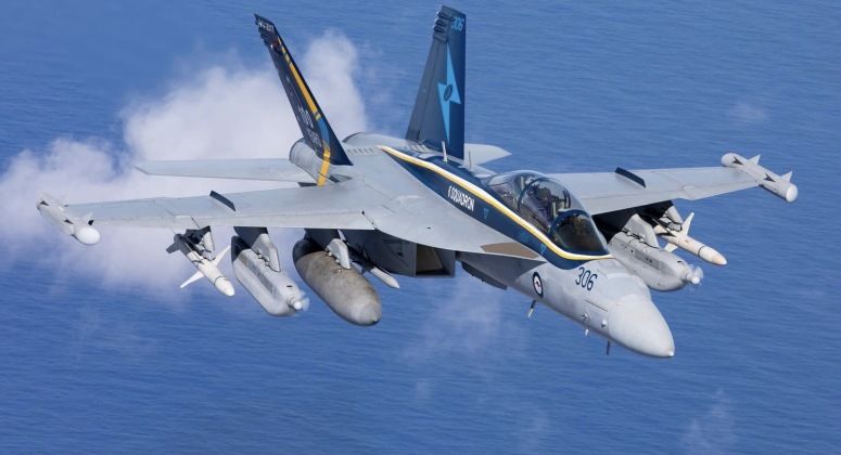 U.S. Navy EA-18G Electronic Attack Aircraft