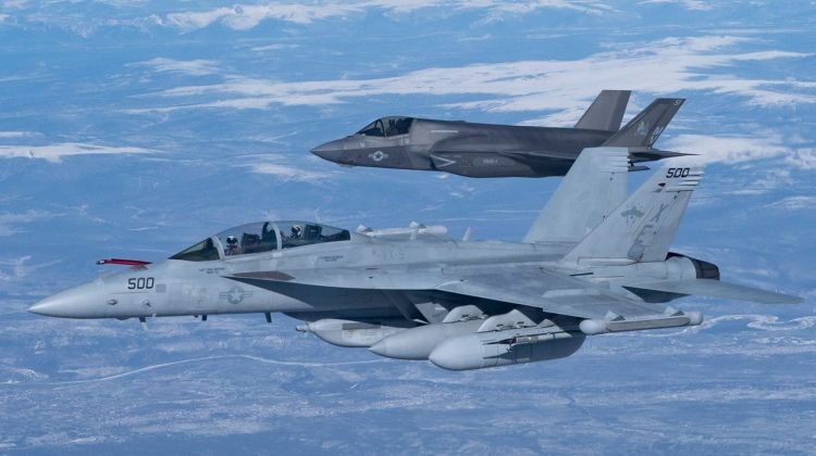 EA-18G and F-35