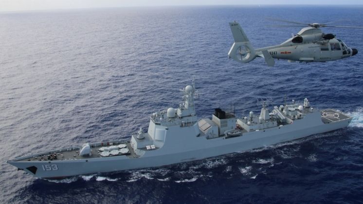 Chinese PLA Navy Type 052C Class Air Defence Destroyer