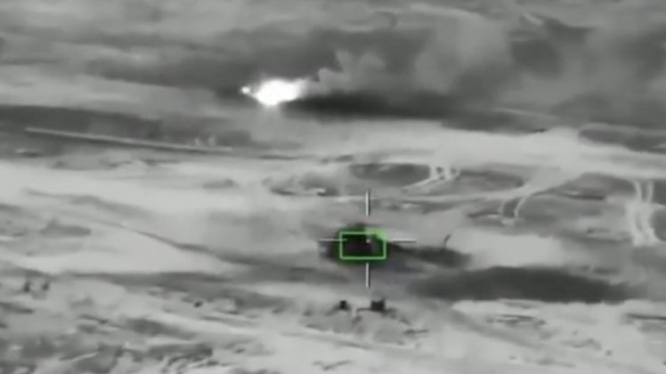 Footage of Russian Drone Strike on Kanatovo Airfield and Destruction of Two Large Helicopters