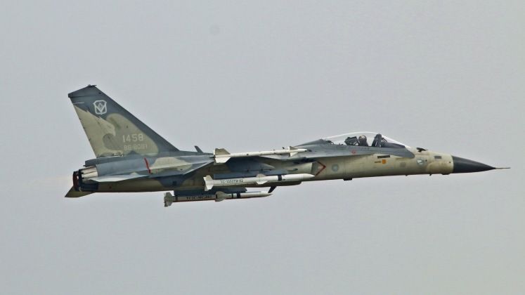 Republic of China Air Force Ching Kuo Fighter with AIM-9 and Sky Sword Missiles