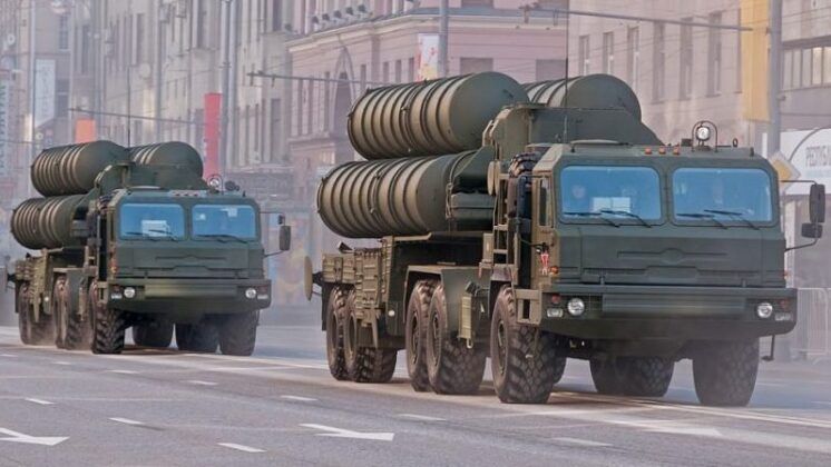 Missile Launches From S-400 Air Defence System