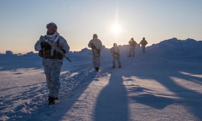 Russian Army Personnel in the Arctic