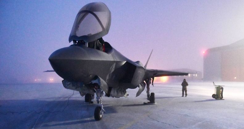 U.S. Air Force F-35A at Thule Air Base on Greenland