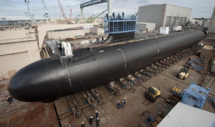 U.S. Navy Virginia Class Nuclear Powered Attack Submarine