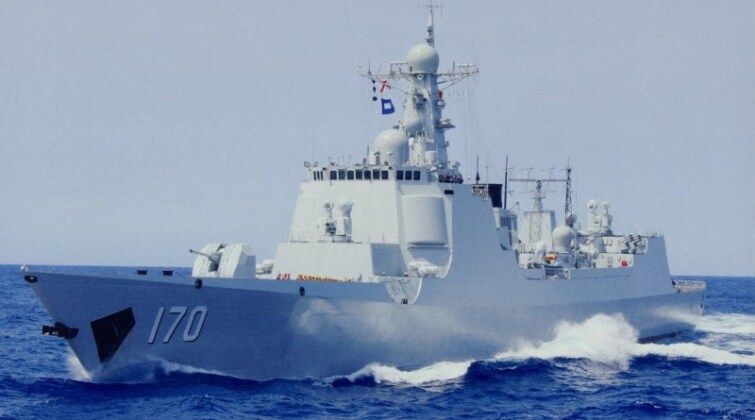 Chinese Type 052C Class Air Defence Destroyer