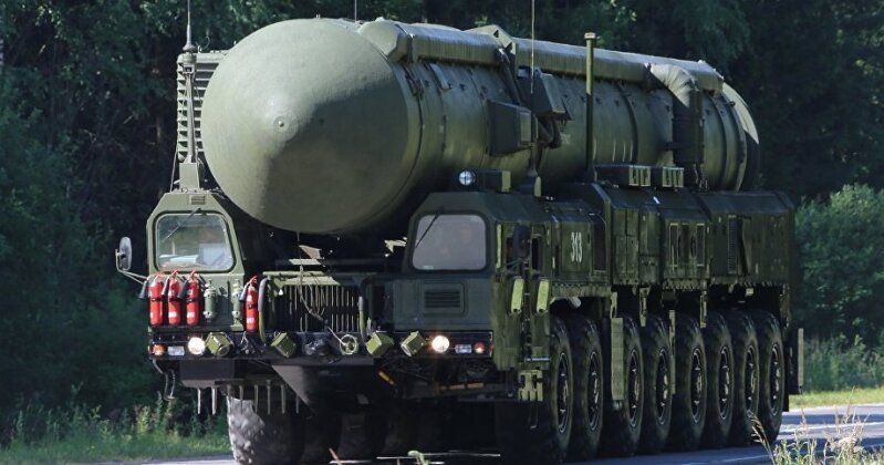 Russian Yars Intercontinental Range Ballistic Missile