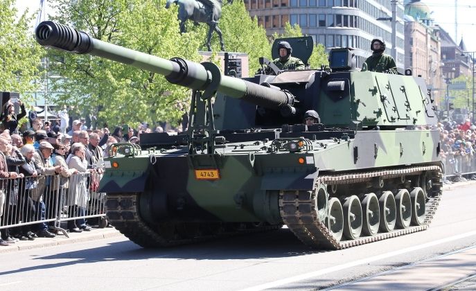 Estonian Army K9 Howitzer
