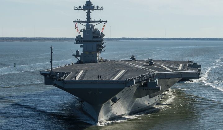 U.S. Navy Gerald Ford Class Supercarrier USS Gerald Ford