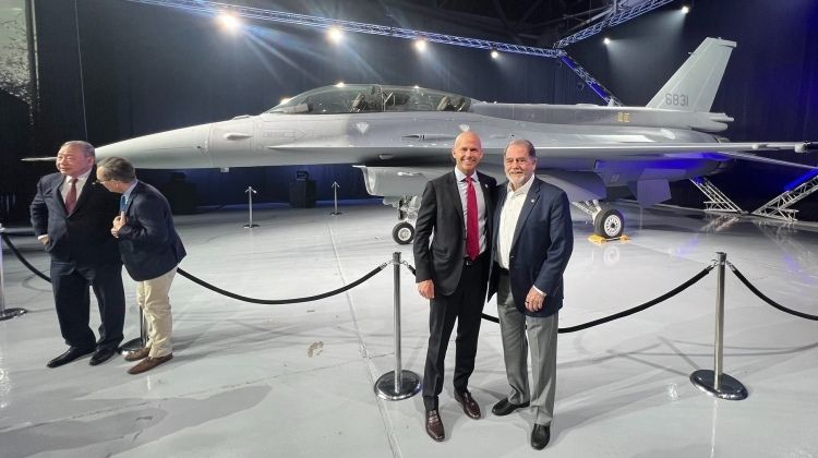 Ceremony For the Delivery of the First and Only F-16 Block 70 to the Republic of China Air Force