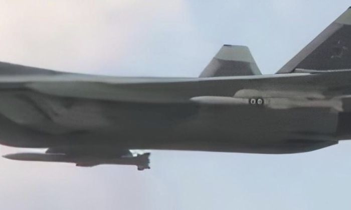 R-77M Missiles Carried Externally By Su-57 Fighter