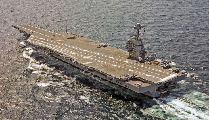 U.S. Navy Supercarrier USS Gerald Ford