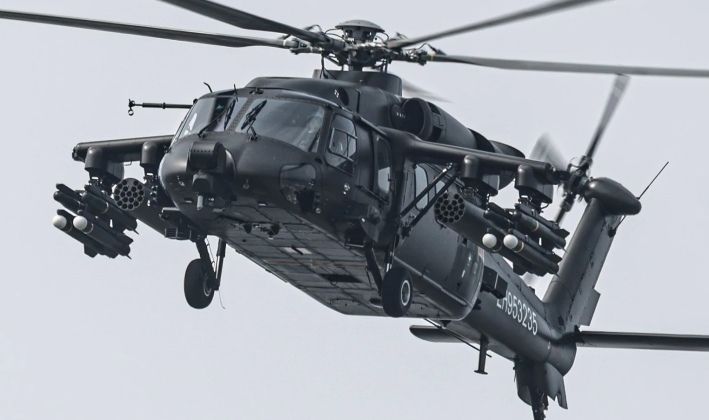 Chinese Z-20T Attack Helicopter 