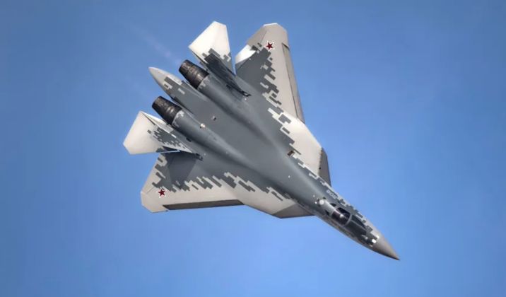Su-57 at the Dubai Airshow