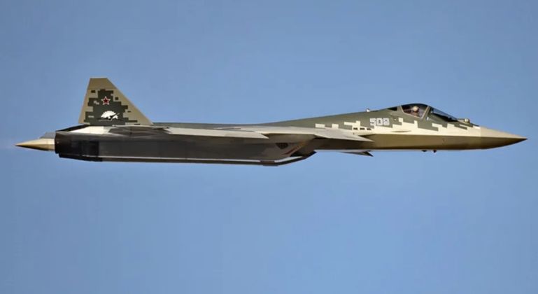 Su-57 at the Dubai Airshow