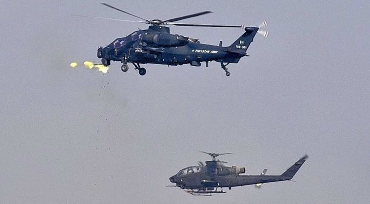 Pakistan Army Z-10 and AH-1 Attack Helicopters