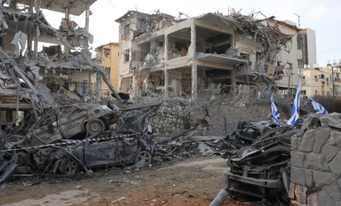 Damage in Tel Aviv After Iranian Missile Attacks