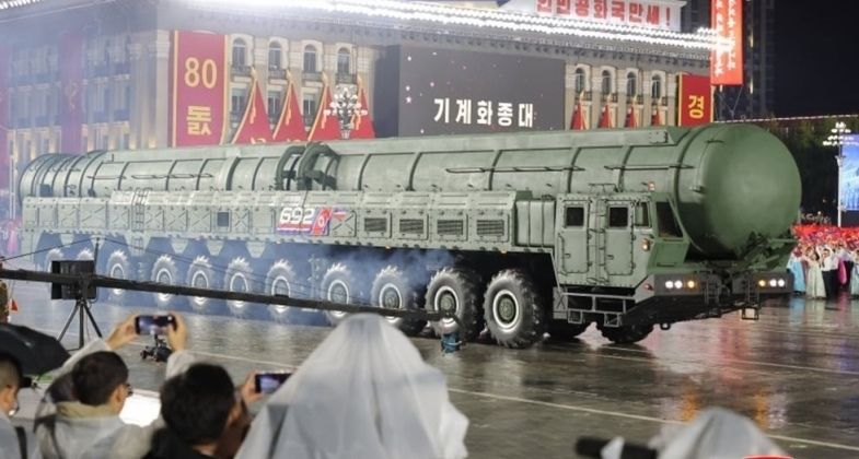 North Korean Hwasong-20 Multi-Warhead ICBM Unveiled in October