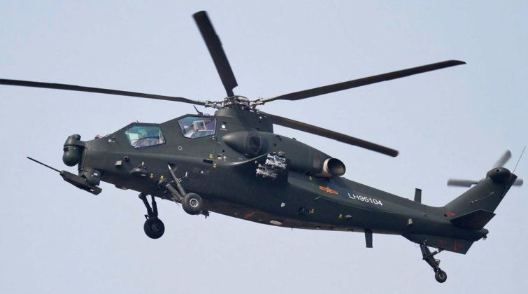 Chinese PLA Air Force Z-10 Attack Helicopter