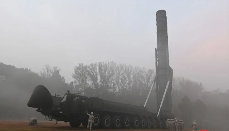 North Korean Hwasong-19 Solid Fuelled ICBM