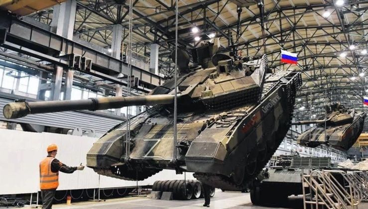 T-90M Tanks at the Uralvagonzavod Plant