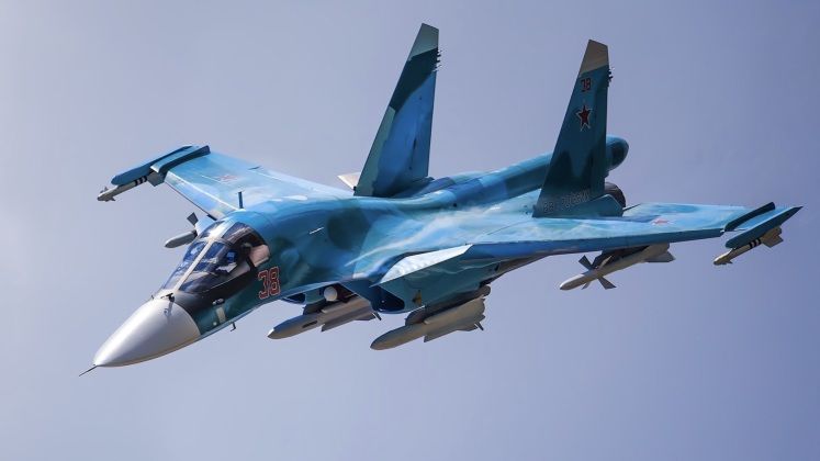 Su-34 with Air-to-Air and Cruise Missiles