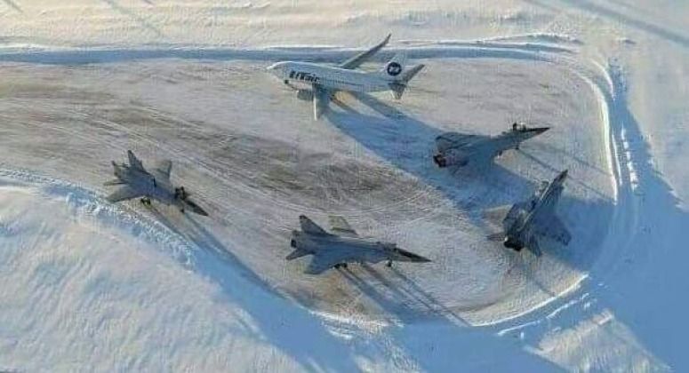 MiG-31 Interceptors in the Arctic 