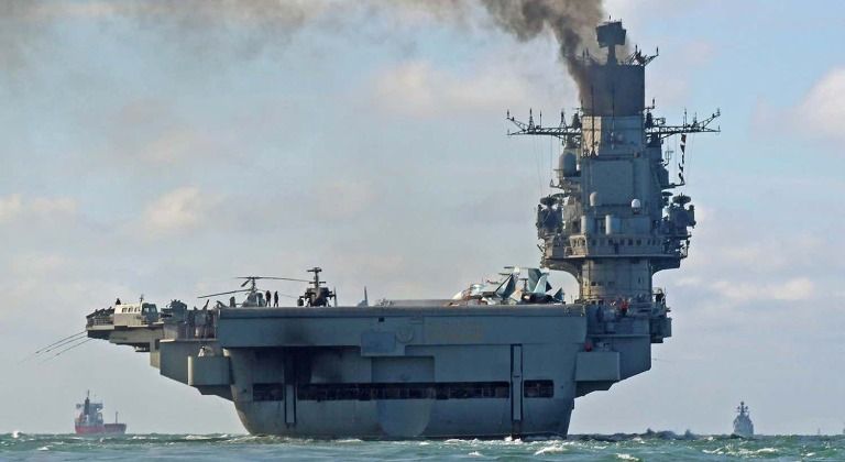 Russian Navy Carrier Admiral Kuznetsov