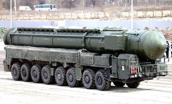Russian RS-24 Yars Nuclear-Armed Intercontinental Range Ballistic Missile