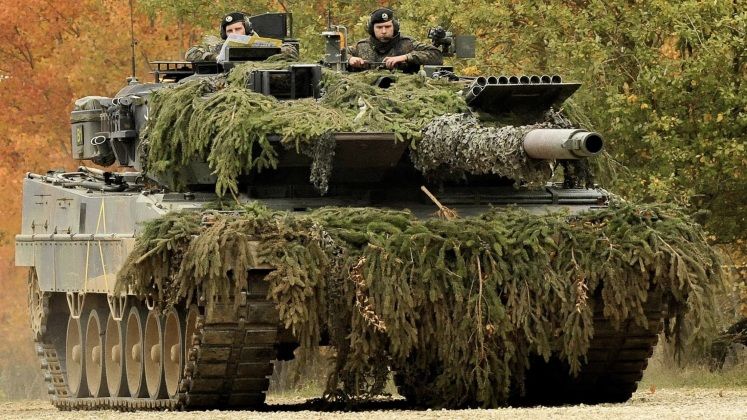 German Army Leopard 2A6 with the 104th Panzer Battalion