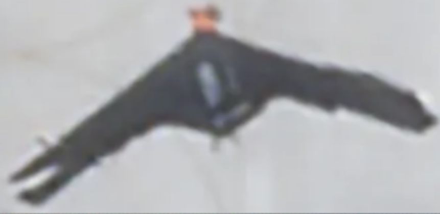 Chinese Intercontinental Range Stealth Aircraft Seen From Space