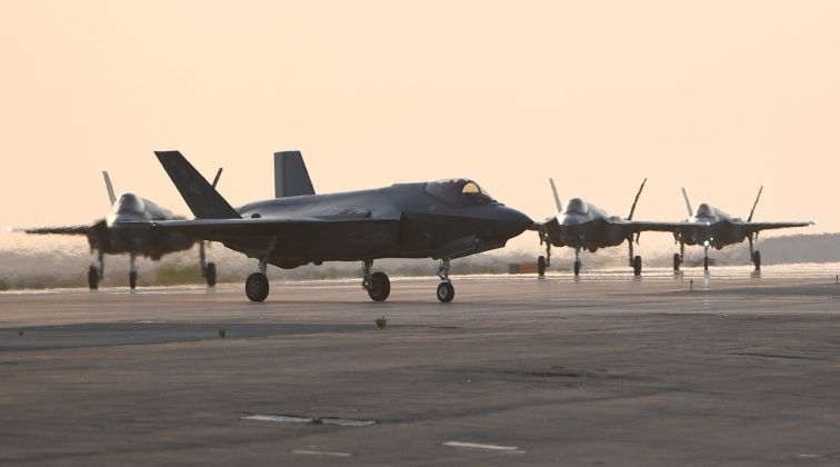 U.S. Air Force F-35s at Al Dhafra Airbase, UAE
